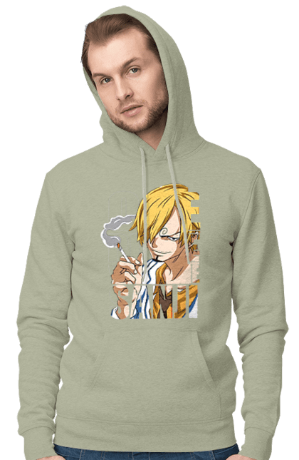 Чоловіче худі з принтом "Ван Піс Вінсмок Санджи". One piece, sanji, аніме, ван пис, ван піс, вінсмок санджи, манга, санджи. 2070702