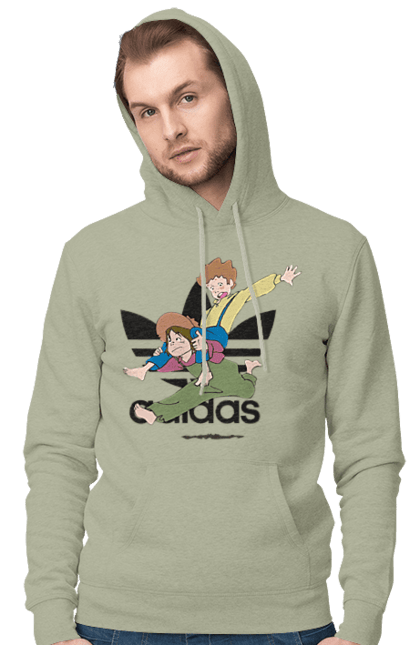 Чоловіче худі з принтом "Adidas Том Соєр". Adidas, tom sawyer, адідас, книга, мультфільм, повість, пригоди, том соєр, том сойер. 2070702