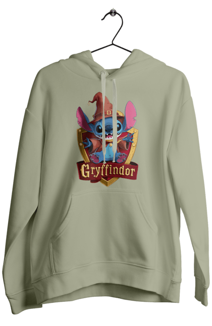 Men's hoodie with prints Stich Gryffindor. Faculty, franchise, gryffindor, harry potter, hogwarts, stich. 2070702