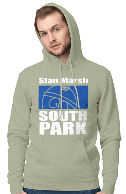 Men's hoodie with prints South Park Stan Marsh. Cartoon series, south park, stan, stan marsh. 2070702