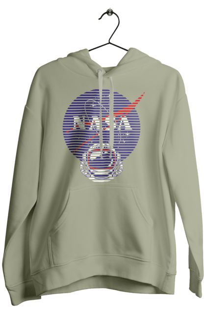 Men's hoodie with prints NASA. Aeronautics, astronautics, aviation, nasa, research, rocket, science, space, technologies, usa. 2070702