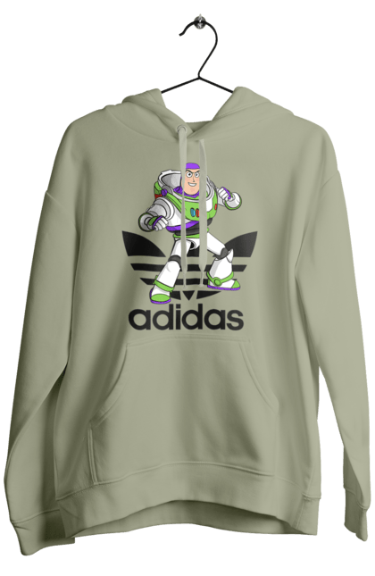 Чоловіче худі з принтом "Adidas Базз Лайтер". Adidas, buzz lightyear, toy story, адідас, базз лайтер, історія іграшок, мультфільм. 2070702