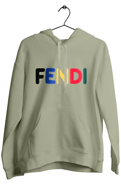 Чоловіче худі з принтом "Fendi". Fendi, lvmh, бренд, будинок моди, італія, люкс, мода, одяг, сумка, фенді. 2070702