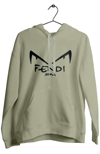 Мужское худи с принтом Fendi. Fendi, lvmh, бренд, дом моды, италия, люкс, мода, одежда, сумка, фенди. 2070702