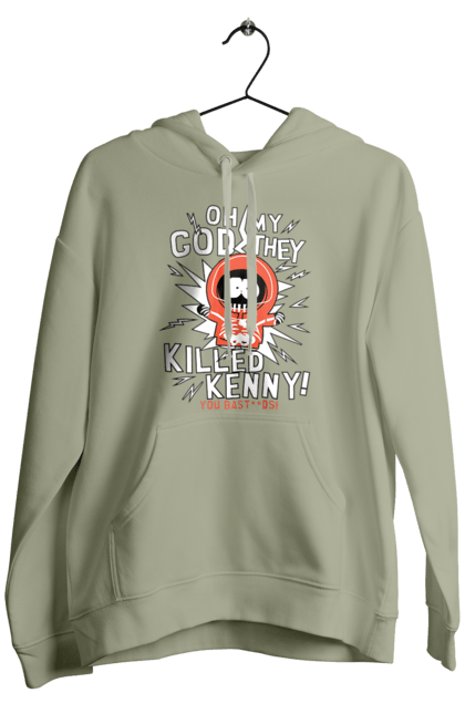 Men's hoodie with prints South Park Kenny. Cartoon series, kenny, kenny mccormick, south park. 2070702