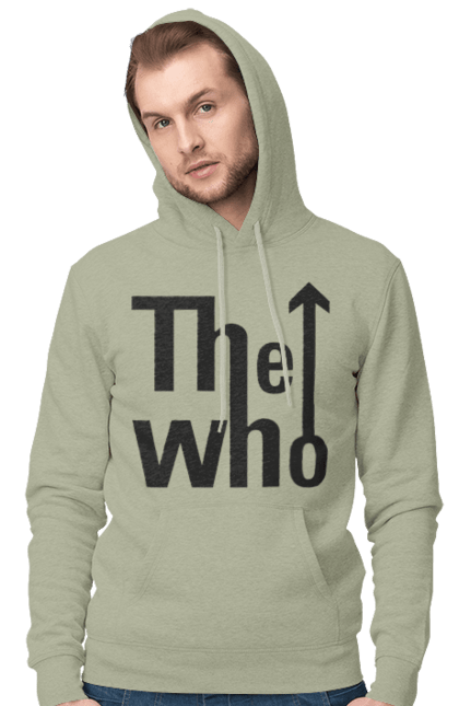 Men's hoodie with prints The Who. Art rock, freakbeat, hard rock, music, power pop, proto punk, rock, rock band, who. 2070702