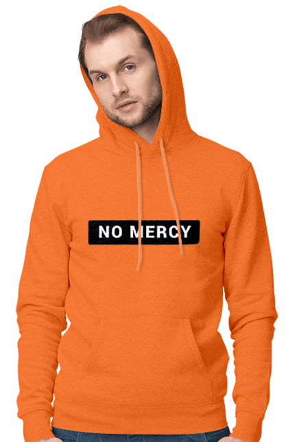 Чоловіче худі з принтом "No mercy". Mercy, no mercy, нет пощады. futbolka.stylus.ua
