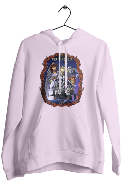 Men's hoodie with prints Beetlejuice. Beetlejuice, comedy, ghost, horror, movie, tim burton, warner bros. 2070702