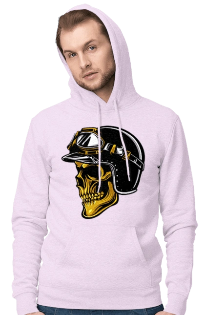 Череп в мотошоломі