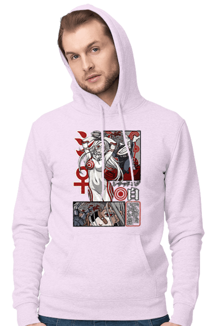 Чоловіче худі з принтом "Deadman Wonderland Сіро". Deadman wonderland, shiro, аніме, в`язниця, карнавал мертвечини, країна чудес смертників, манга, сиро, сіро, шіро. 2070702