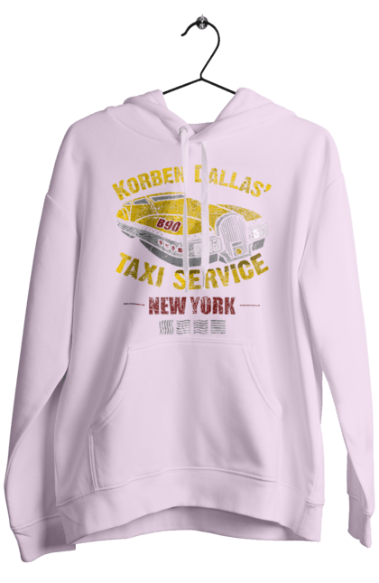 Men`s hoodie with prints Fifth element | Korban Dallas | Taxi service. Corban dallas, fifth element, new york, taxi, taxi service. 2070702