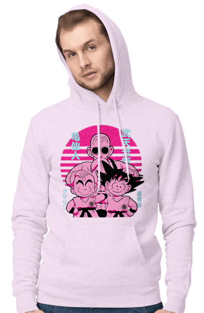 Men's hoodie with prints Dragon Ball Maestro Roshi. Anime, dragon ball, manga, master roshi, muten roshi. 2070702