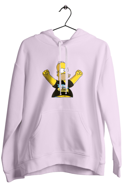 Чоловіче худі з принтом "Сімпсон та російський корабель". Війна, гомер, гомер сімпсон, марка корабель, патріот, перемога, російський корабель, сімпсон, україна. 2070702