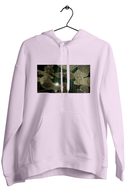 Чоловіче худі з принтом "Біткойн". Багатство, біткойн, валюта, гроші, криптовалюта, курс, майнінг, матриця, монета, розкіш, цифровий світ. 2070702