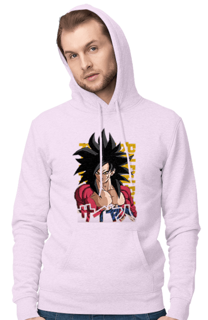 Мужское худи с принтом Жемчуг дракона Сон Гоку. Anime, dragon ball, manga, son goku, tv series, аниме, гоку, жемчуг дракона, манга, сон гоку. 2070702