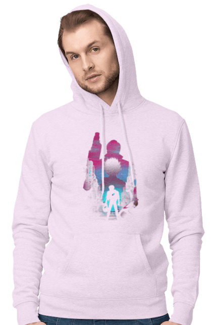 Men's hoodie with prints Akira. Akira, anime, cyberpunk, manga, shotaro kaneda, tetsuo shima. 2070702