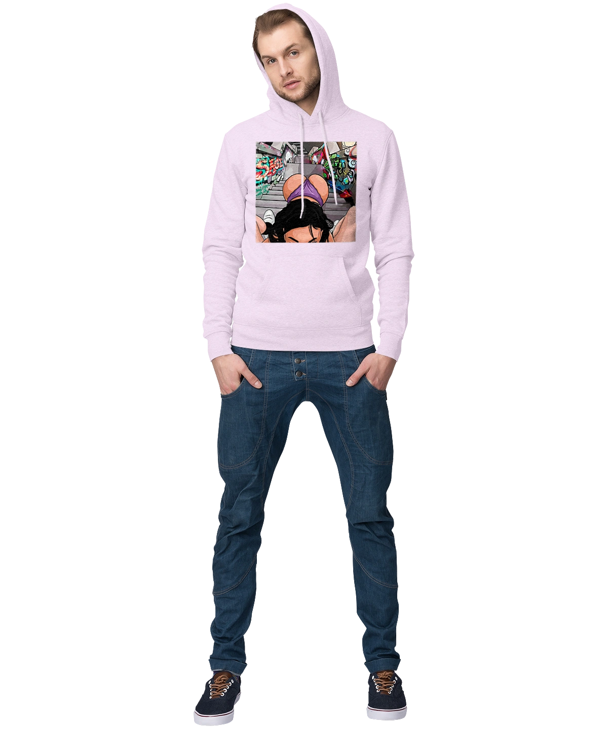 Girl On Her Knees In Front Of A Boy