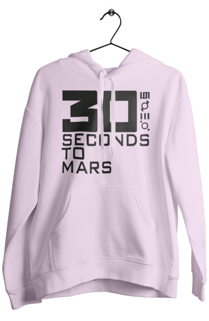 Мужское худи с принтом Thirty Seconds to Mars. 30 seconds, 30 секунд, thirty seconds, альтернативный рок, группа, музыка, рок, хард-рок. 2070702