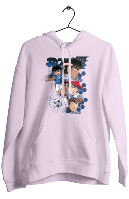 Men's hoodie with prints Captain Tsubasa. Anime, captain tsubasa, jump, manga, tsubasa oozora. 2070702