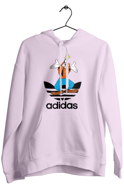 Men's hoodie with prints Adidas Goofy. Adidas, adidas, animated series, cartoon, dog, goofy. 2070702