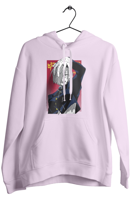 Men's hoodie with prints Jujutsu Kaisen Nobara. Anime, dark fantasy, jujutsu kaisen, magic battle, manga, mystic, nobara, nobara kugisaki. 2070702