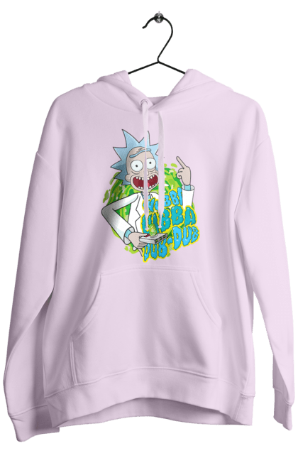 Чоловіче худі з принтом "Рік та Морті". Rick and morty, мультфільм, наукова фантастика, пригоди, рік, рік і морті, трагікомедія, чорний гумор. 2070702