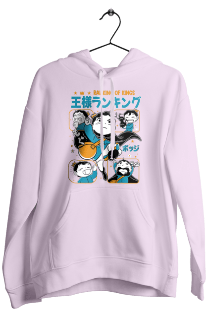 Men's hoodie with prints Ousama Ranking Bojji. Anime, bodzi, bojji, king, king rating, manga, ousama ranking. 2070702