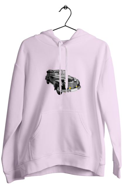 Чоловіче худі з принтом "Авто.5". Авто, професійне фото, ретро авто, фото, чорний колір. 2070702