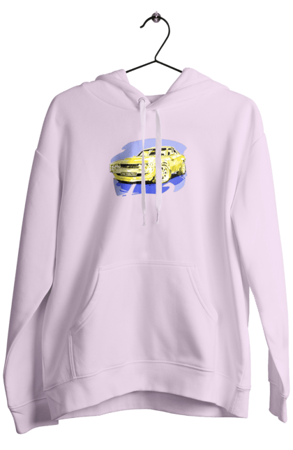 Men`s hoodie with prints Ukrainian sports car. Machine, machine art, power, speed, sports car, ukrainian car. 2070702