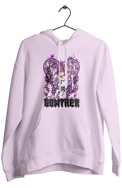 Men's hoodie with prints Seven Deadly Sins Gowther. Adventures, anime, comedy, fantasy, gowther, manga, seven deadly sins. 2070702