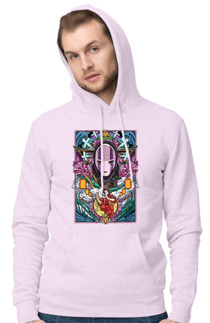 Men's hoodie with prints Spirited Away Kaonashi. Faceless, kaonashi, spirited away. 2070702