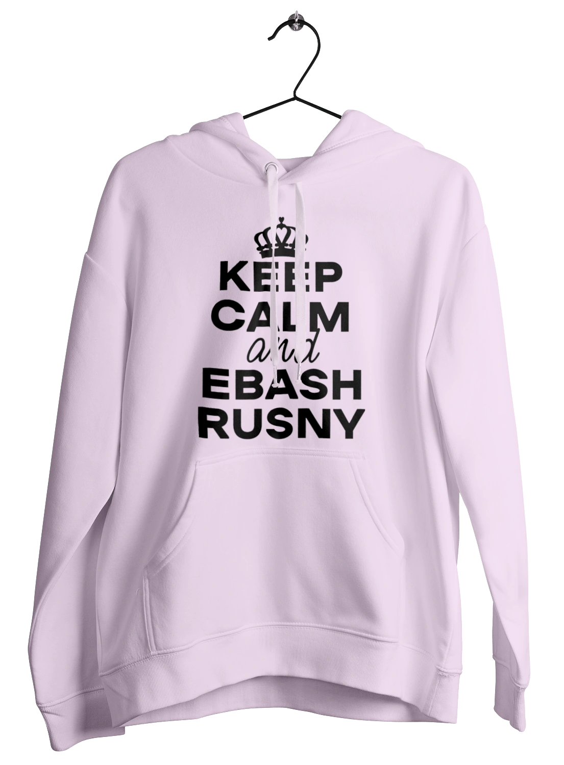Keep Calm and Ebash Rusny black