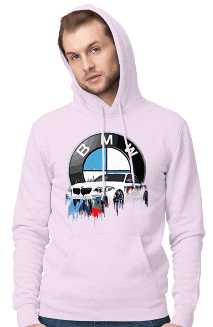 Men`s hoodie with prints BMW. Auto, bmw, bmw fan, fan club. 2070702