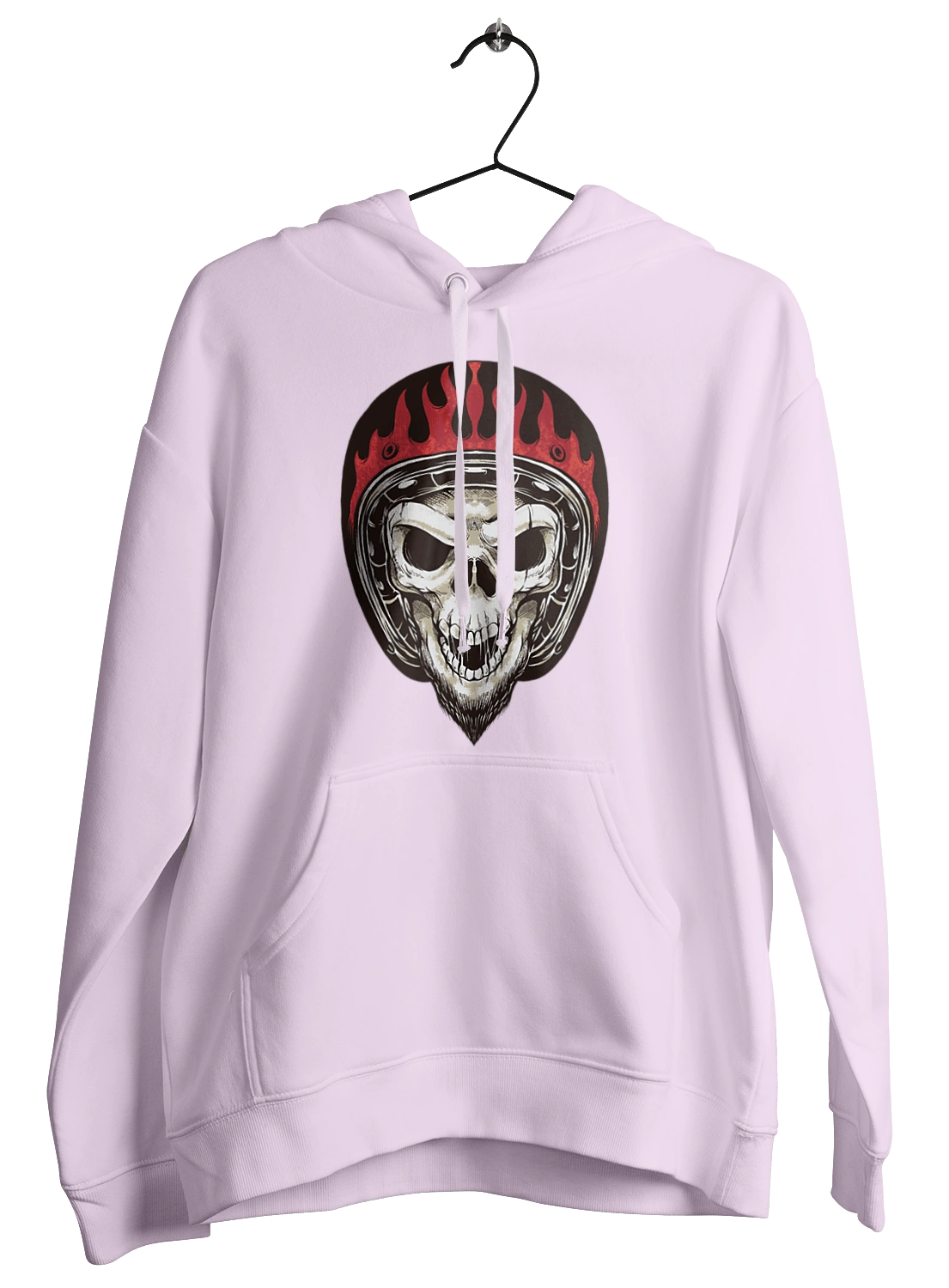 Череп в мотошлеме