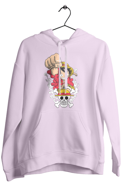 Men's hoodie with prints One Piece Luffy. Anime, luffy, manga, monkey de luffy, one piece, pirates. 2070702