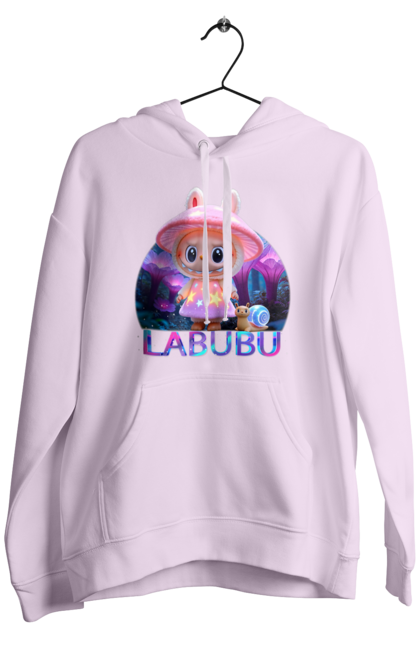 Чоловіче худі з принтом "Лабубу". Брелок лабубу, іграшка лабубу, лабубу, лабубу кока кола, лялька лабубу, мерч лабубу, мила, рожева лабубу, смішна лабубу. 2070702