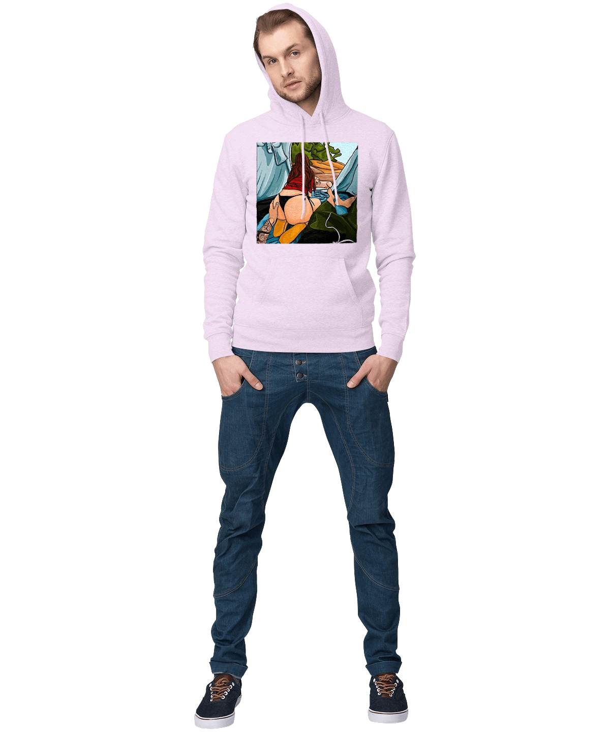 Rest With Favorite In The Tent