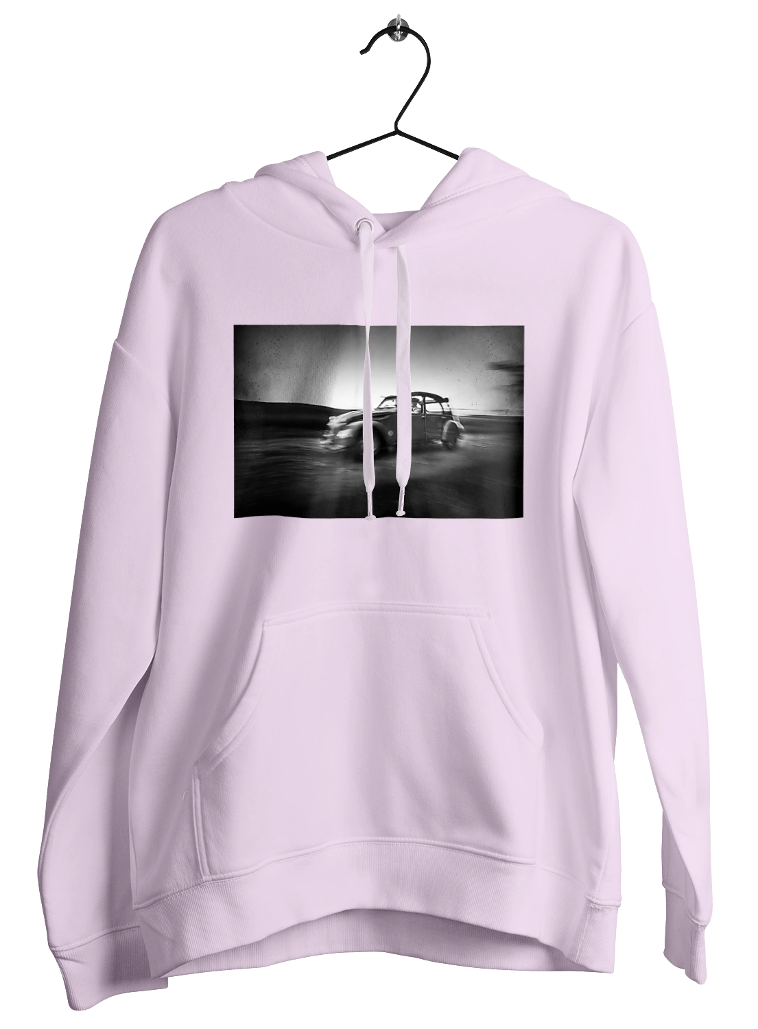 Retro car black and white