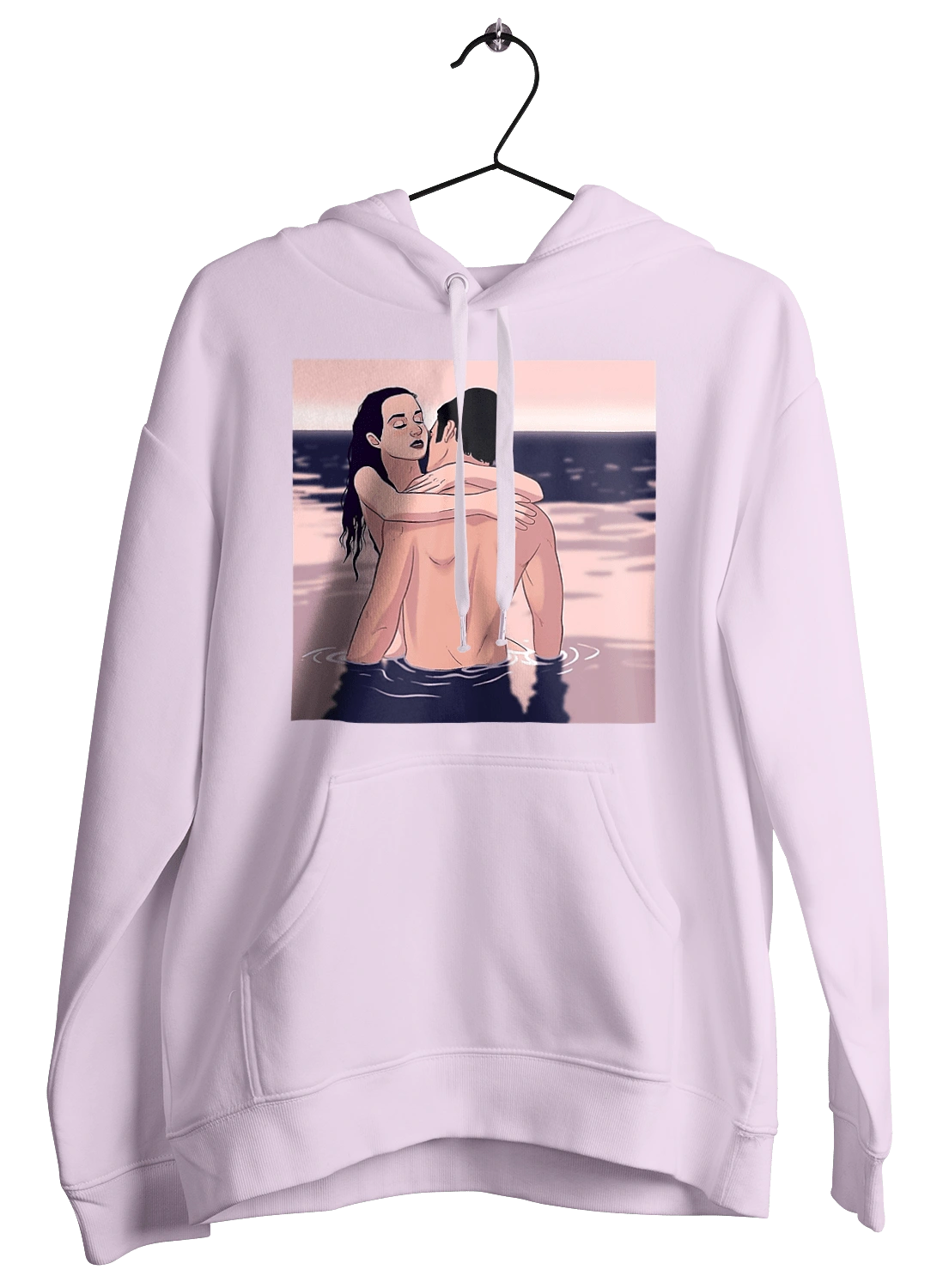 Парочка Обнімається В Річці