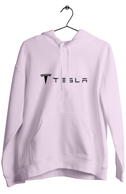 Men`s hoodie with prints Tesla. Tesla. 2070702