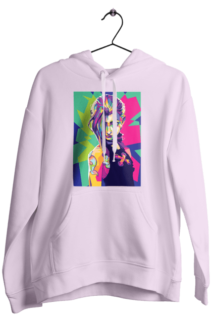 Men's hoodie with prints Arcane. Animated series, arcane, fantasy, fortiche, jinx, league of legends, riot games, wai. 2070702