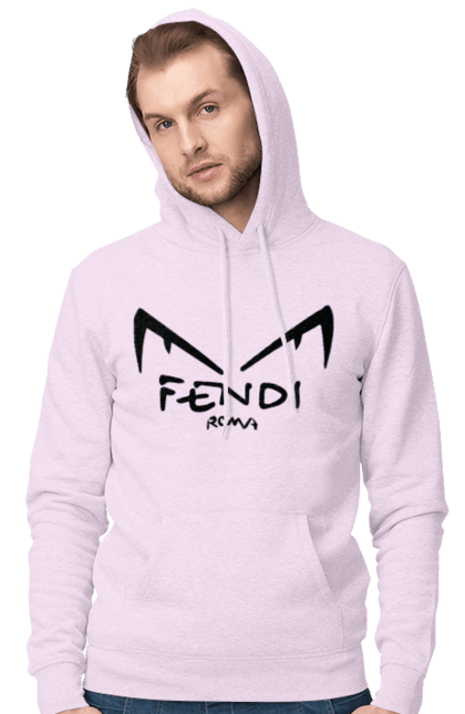 Чоловіче худі з принтом "Fendi". Fendi, lvmh, бренд, будинок моди, італія, люкс, мода, одяг, сумка, фенді. 2070702