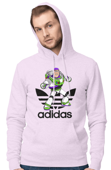 Чоловіче худі з принтом "Adidas Базз Лайтер". Adidas, buzz lightyear, toy story, адідас, базз лайтер, історія іграшок, мультфільм. 2070702