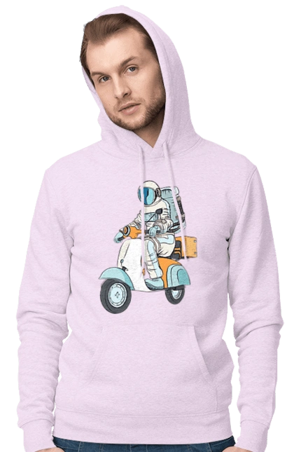 Astronaut on a motorcycle