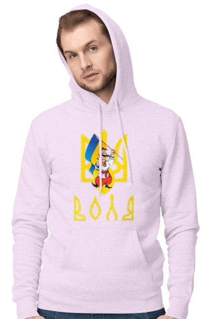 Тризуб Воля Козак з прапором України