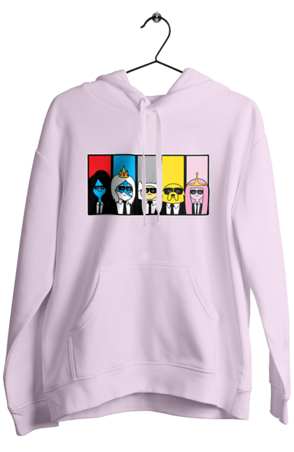 Men's hoodie with prints Adventure Time. Adventure time, animated series, cartoon network, land of ooo, tv series. 2070702