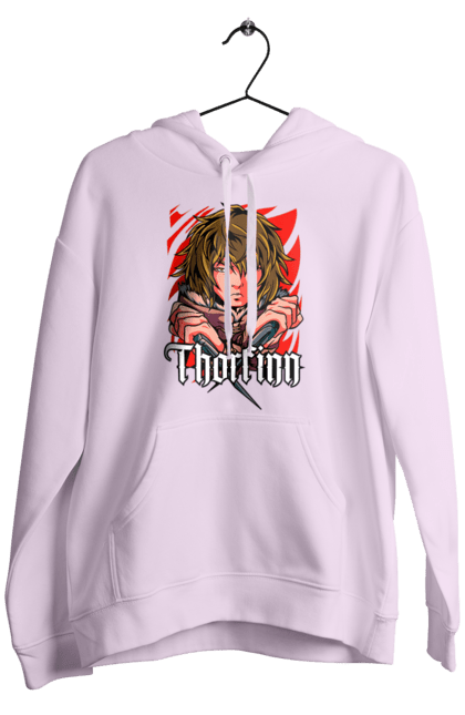 Men's hoodie with prints Vinland Saga Thorfinn. Anime, manga, thorfinn, vinland saga. 2070702