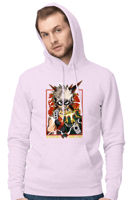 Чоловіче худі з принтом "Моя академія героїв Бакуго". Bakugo, katsuki, katsuki bakugo, my hero academia, академія юей, аніме, бакуго, кацукі бакуго, манга, моя геройська академія. 2070702