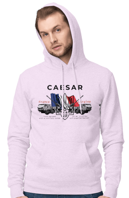 Чоловіче худі з принтом "Caesar (France)". Caesar, залужний, зброя. 2070702