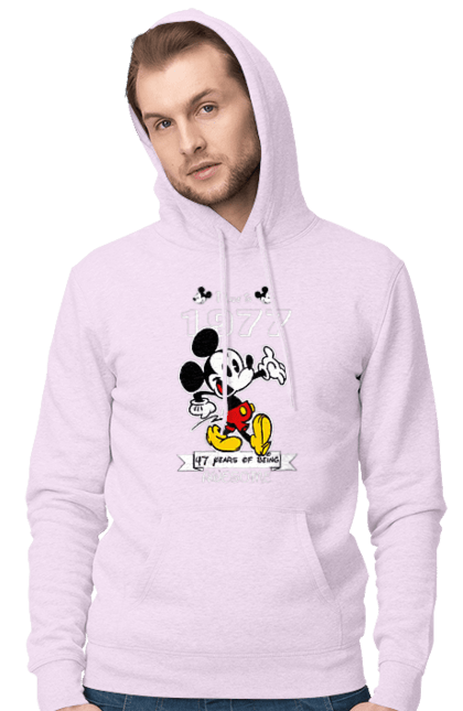 Чоловіче худі з принтом "Міккі Маус". Mickey mouse, дісней, міккі, міккі маус, мультфільм. 2070702